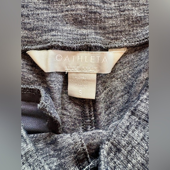Athleta High Rise Venice Jogger, Space Dye Charcoal Gray,‎ Super Soft, sz Small - Picture 6 of 9
